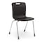 Virco Analogy Series 18" Classroom Chair 5th Grade - Adult W/ Black Extra Large Seat and Nylon Glides AN18EL - alternate 1
